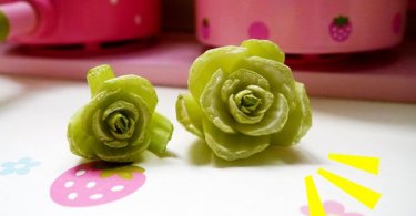 【小千千教室】蓋印畫．漂亮的玫瑰花！！